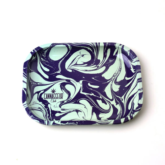 Rolling Tray, design 'liquid' - Cannasseur Club®