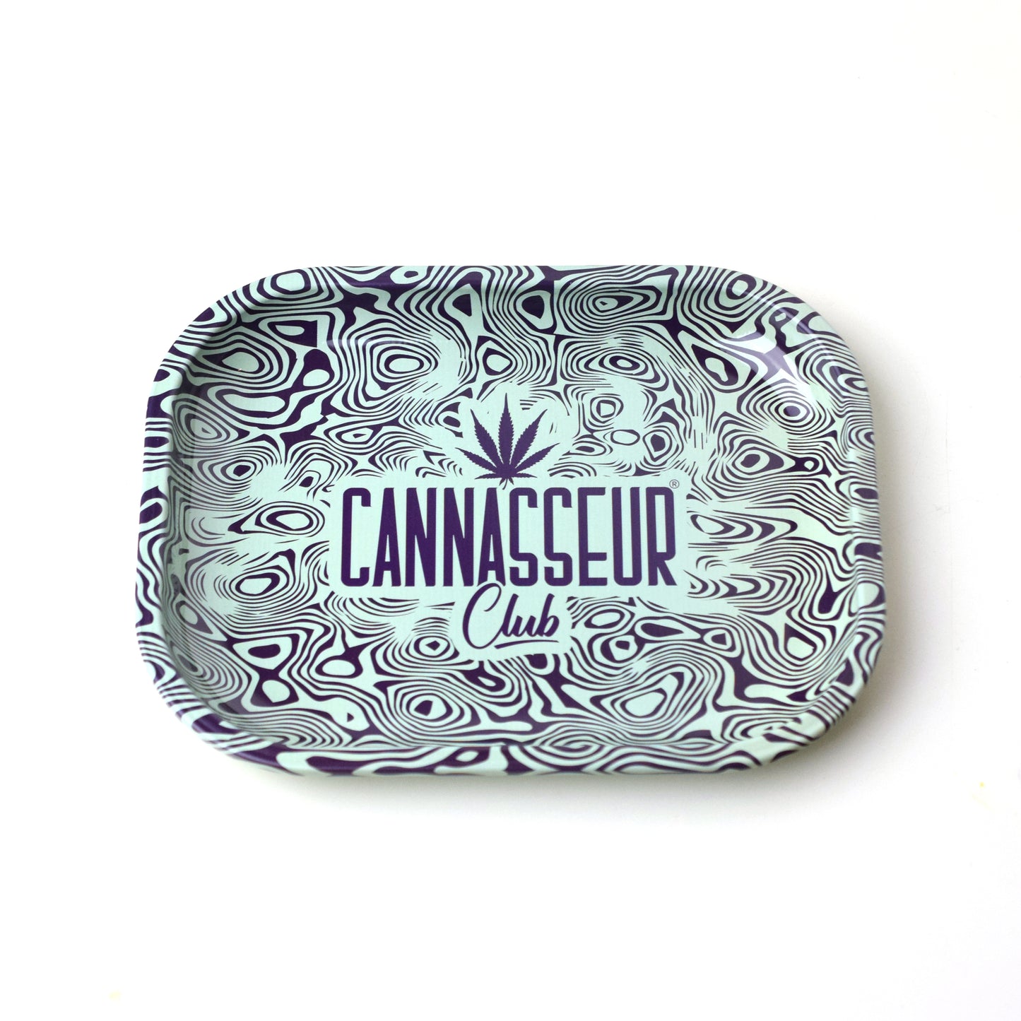 Rolling Tray, design 'trippy' - Cannasseur Club®