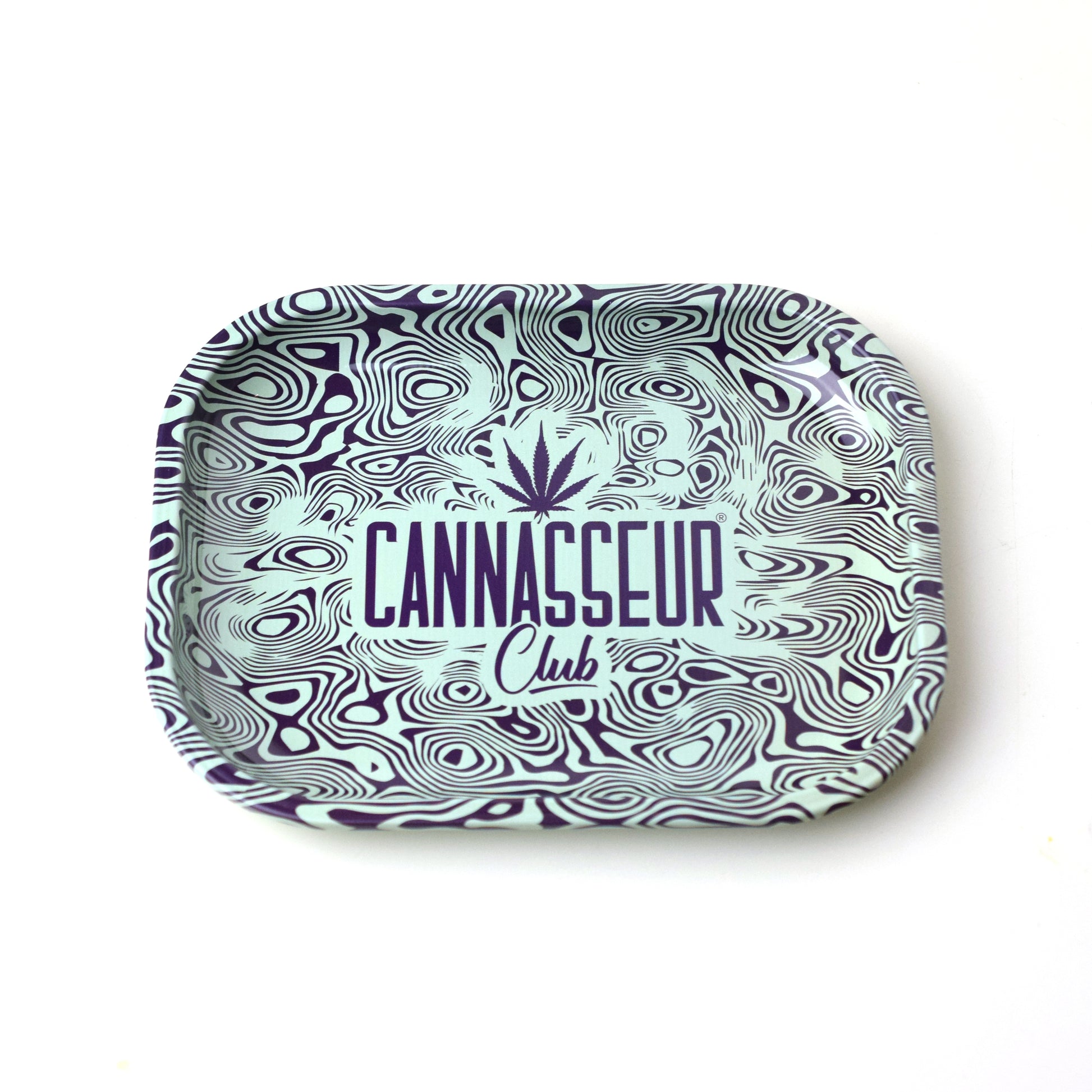 Rolling Tray, design 'trippy' - Cannasseur Club®