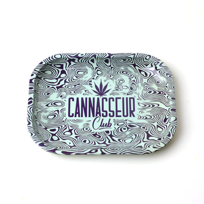 Rolling Tray, design 'trippy' - Cannasseur Club®
