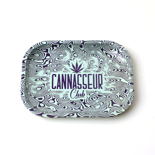 Rolling Tray, design 'trippy' - Cannasseur Club®